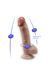 Фаллоимитатор SilexD Johnny Premium Real Skin Flesh (7in MODEL 1) &mdash; фото 4 из 7