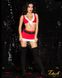 Новогодний эротический костюм "Секси Санта" XS/S, юбка, топ SO3092 фото 2