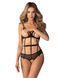 Боди Obsessive Euridia crotchless teddy XL/2XL,  фото 1