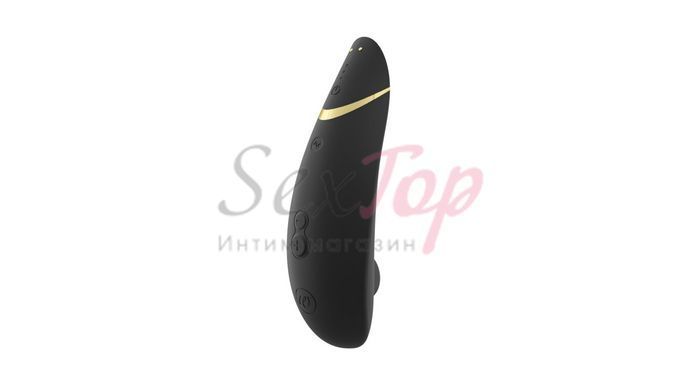 Вакуумний кліторальний стимулятор Womanizer Premium 2 - Black, функції Autopilot та Smart Silence - фото товару 3