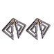 Затискачі для сосків з легкої підвіскою LOCKINK Adjustable Nipple Clamps with Light Pendant - Grey &mdash; фото 7 з 9