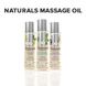 Масажна олія System JO - Naturals Massage Oil - Peppermint & Eucalyptus з натуральними ефірними олія SO6166 фото 5
