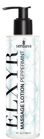 Лосьон для массажа ног и ступней Sensuva ELXYR Massage Lotion Peppermint (236 мл) &mdash;  фото товара 1