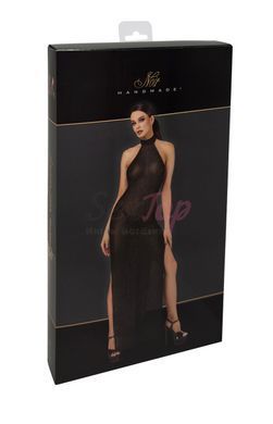 Платье Noir Handmade F372 Onyx Twin-slit Long dress L &mdash;  фото товара 8