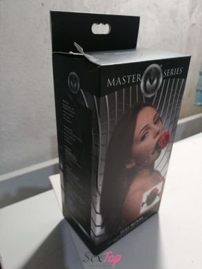 Кляп Master Series Eye-Catching Ball Gag With Rose (мятая упаковка!!!) SO8794-R фото