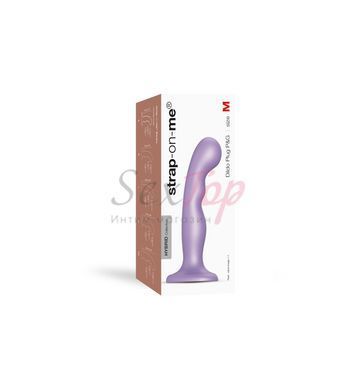 Насадка для страпона Strap-On-Me Dildo Plug P&G Lilas Metallic M &mdash;  фото товара 4