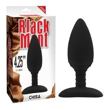 Анальная пробка силиконовая черная Chisa Anal Libido &mdash;  фото товара 1