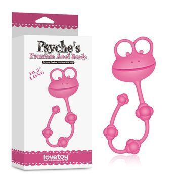 Анальная цепочка силиконовая Lovetoy розовая, Розовый - 1