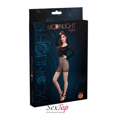 Еротична сукня Moonlight Model 13 XS-L Black, довгий рукав SO8203 фото