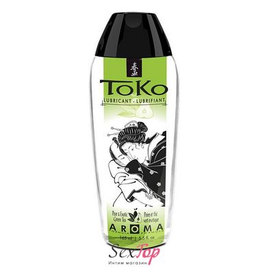 Лубрикант на водній основі Shunga Toko AROMA - Pear & Exotic Green Tea (165 мл), не містить цукру SO2536 фото