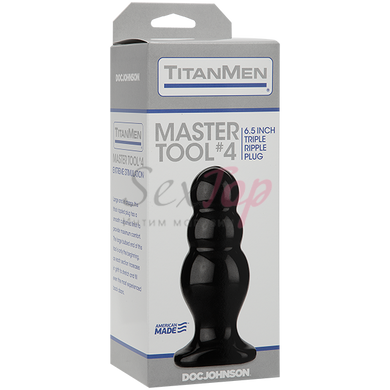 Анальный стимулятор Doc Johnson Titanmen Tools - Master, диаметр 6,6см &mdash;  фото товара 2
