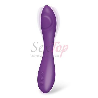 Вібратор Пульсатор для точки G фіолетового кольору Action No Nine g-spot - фото товару 4
