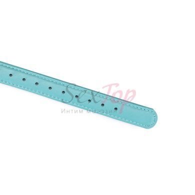 Кляп Liebe Seele Blue Lamb Leather Ball Gag with Velvet Lining &mdash;  фото товара 4