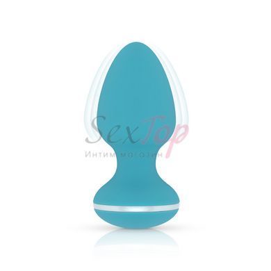 Анальная вибропробка Cala Azul - Blanca Vibrating anal plug &mdash;  фото товара 2