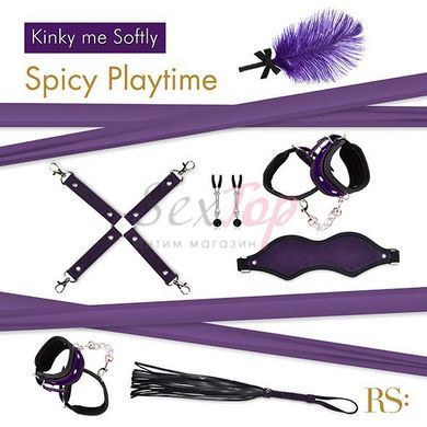Подарочный набор для BDSM RIANNE S - Kinky Me Softly Purple: 8 предметов для удовольствия &mdash;  фото товара 2