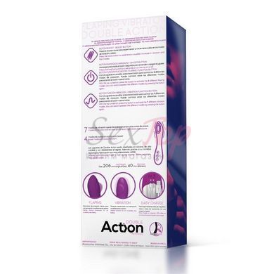 Вібратор Пульсатор для точки G фіолетового кольору Action No Nine g-spot - фото товару 3