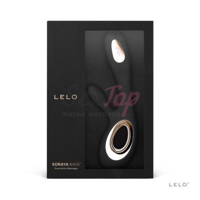 Вибратор-кролик LELO Soraya Wave Black, манящие движения ствола &mdash;  фото товара 8
