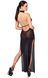 Платье Noir Handmade F372 Onyx Twin-slit Long dress L &mdash; фото 3 из 9