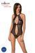 Сетчатое боди с кружевом на груди Passion SATARA BODY XXL/XXXL black &mdash; фото 1 из 7
