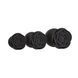 Набор силиконовых анальных пробок BMS Roses Til&rsquo; Dawn Silicone Anal Plug Kit Starter Kit Black &mdash; фото 2 из 5