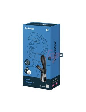 Универсальный смарт вибратор с подогревом Satisfyer Heat Climax + (мятая упаковка),  - 5
