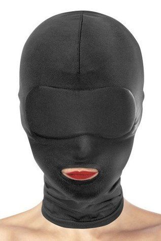 Капюшон для БДСМ с открытым ртом Fetish Tentation Open Mouth Hood &mdash;  фото товара 1