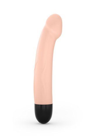 Вібратор Dorcel Real Vibration M Flesh 2.0, діаметр 3,7см, перезаряджається, для точки G - фото товару 1