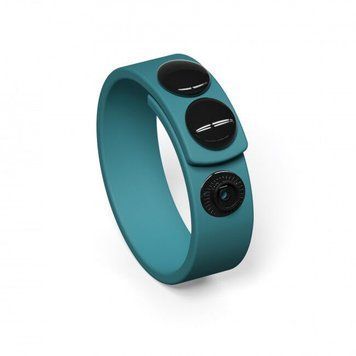 Регулируемое эрекционное кольцо на кнопках Love To Love HERO RING - TEAL ME,  - 1