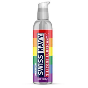 Лубрикант на силиконовой основе Swiss Navy Silicone 118 мл Pride Edition,  - 1