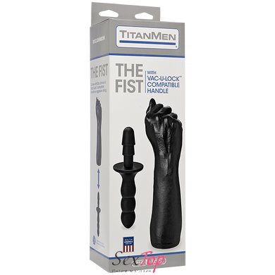Кулак для фістинга Doc Johnson Titanmen The Fist with Vac-U-Lock Compatible Handle, діаметр 7,6 см SO2809 фото