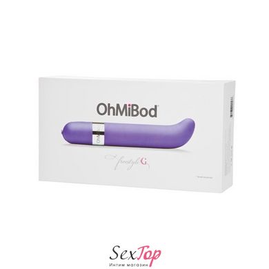 (SALE) Музыкальный вибратор OhMiBod - Freestyle :G Music Purple, стимуляция точки G, беспроводной E22540 фото