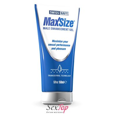Крем для улучшения потенции Swiss Navy Max Size Cream 150 мл SO5639 фото