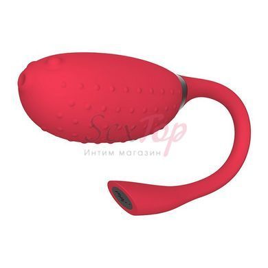 Смарт-віброяйце Magic Motion Fugu Red, глибока вібрація - фото товару 3