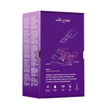 Вакуумний смарт-стимулятор для пар We-Vibe Melt 2 Purple - фото товару 14