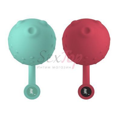 Смарт-віброяйце Magic Motion Fugu Red, глибока вібрація - фото товару 6