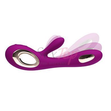 Вибратор-кролик LELO Soraya Wave Deep Rose, манящие движения ствола &mdash;  фото товара 6