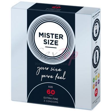 Презервативы Mister Size - pure feel - 60 (3 condoms), толщина 0,05 мм,  - 2