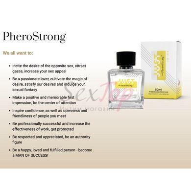Духи с феромонами PheroStrong pheromone Just for Men, 50мл &mdash;  фото товара 2