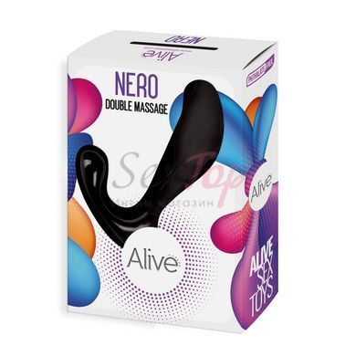 Самый недорогой массажер простаты Alive Nero для новичков, силикон и пластик, отлично для старта &mdash;  фото товара 2