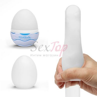 Мастурбатор-яйцо Tenga Egg Wavy &mdash;  фото товара 4