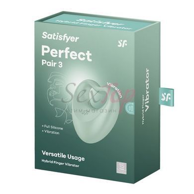 Вібратор на палець та ерекційне кільце 2в1 Satisfyer Perfect Pair 3 - фото товару 7