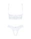 Еротичний комплект Obsessive Heavenlly 2-pcs cupless set XS/S, відкриті груди, з доступом &mdash; фото 3 з 5