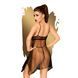 Бебі-дол з ажурним бралетом та асиметричним подолом Penthouse - Naughty Doll Black M/L &mdash; фото 2 з 4