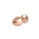Анальная пробка золотистого цвета с серебристым кристаллом Chisa Nebula Gold Gem Butt Plug размер M &mdash; фото 4 из 6