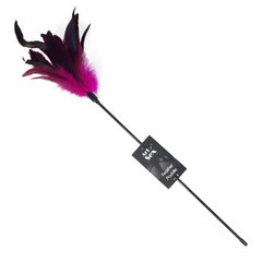 Щекоталка темно-розовый Art of Sex - Feather Paddle, перо молодого петуха SO6611 фото
