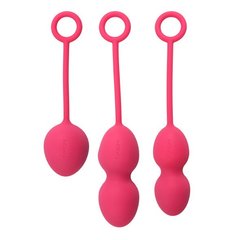 Набір вагінальних кульок Svakom Nova Plum Red Рожевий 1
