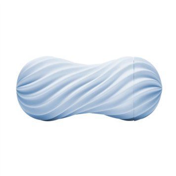 Мастурбатор Tenga FLEX Bubbly Blue зі змінною інтенсивністю, можна скручувати, вакуум, Блакитний - 1