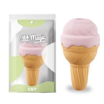 Вібратор для стимуляції клітора жовтого кольору Cnt Ice Cream, Жовтий - 1