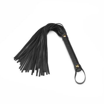 Флоггер Liebe Seele Black Organosilicon Flogger &mdash;  фото товара 1