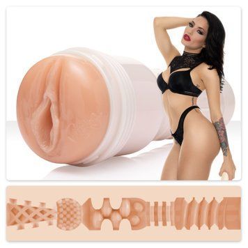 Мастурбатор Fleshlight Girls: Kissa Sins - Insatiable, зі зліпка вагіни, дуже ніжний, Телесный - 1